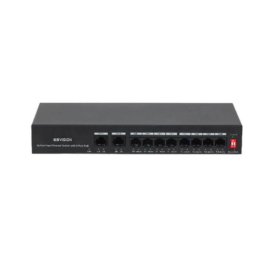 8-port 10/100Mbps PoE Switch KBVISION KX-ASW08-P